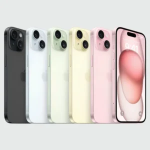 Apple iPhone15 (128 - 256GB) | Blue, Black, Green, Yellow, Pink