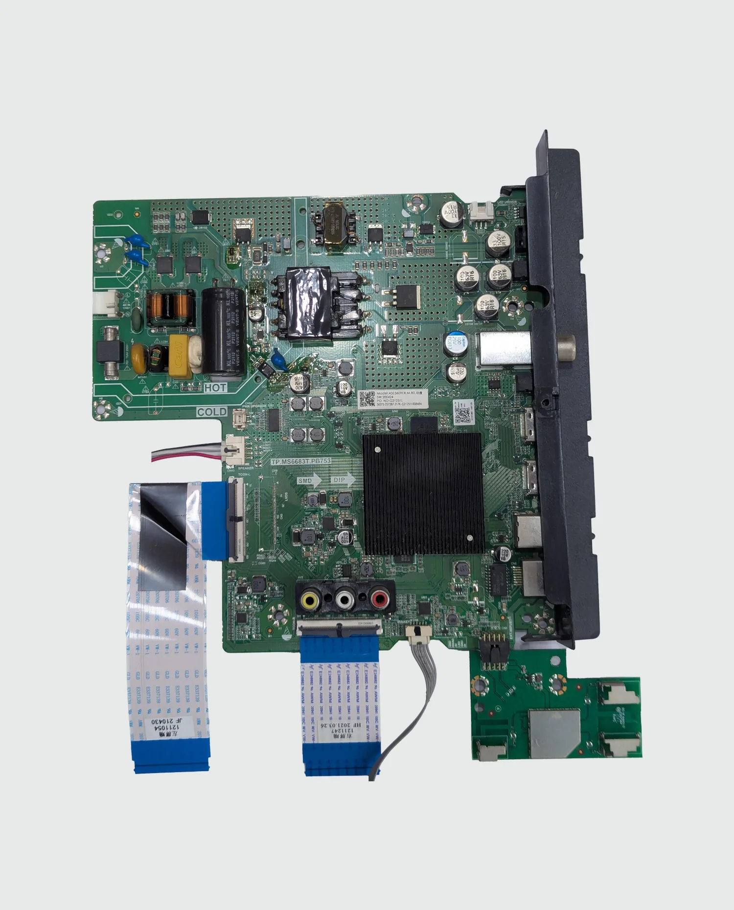 VU 43 inch LED TV Motherboard for Model 43GA/US With TCON