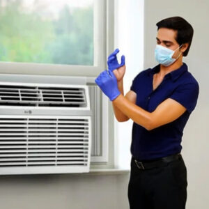 Window AC installation