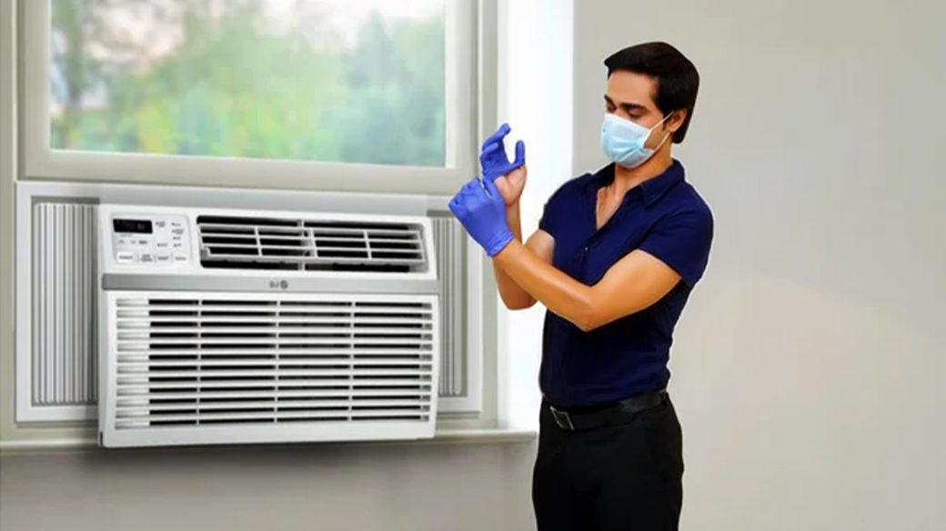 Window AC installation